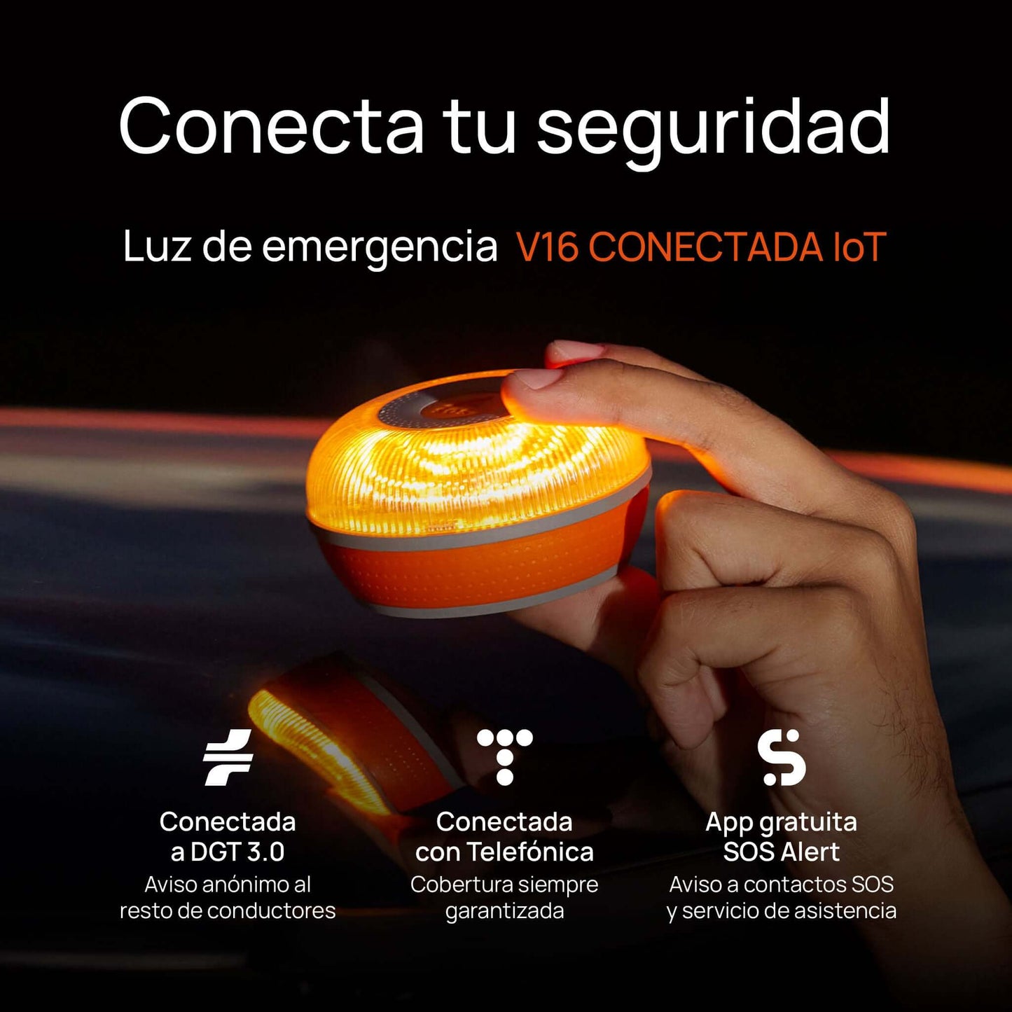 Baliza FlashLED SOS V16 IoT Conectada