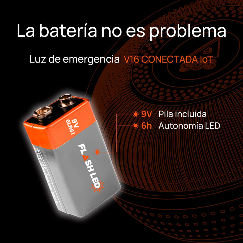 Baliza FlashLED SOS V16 IoT Conectada