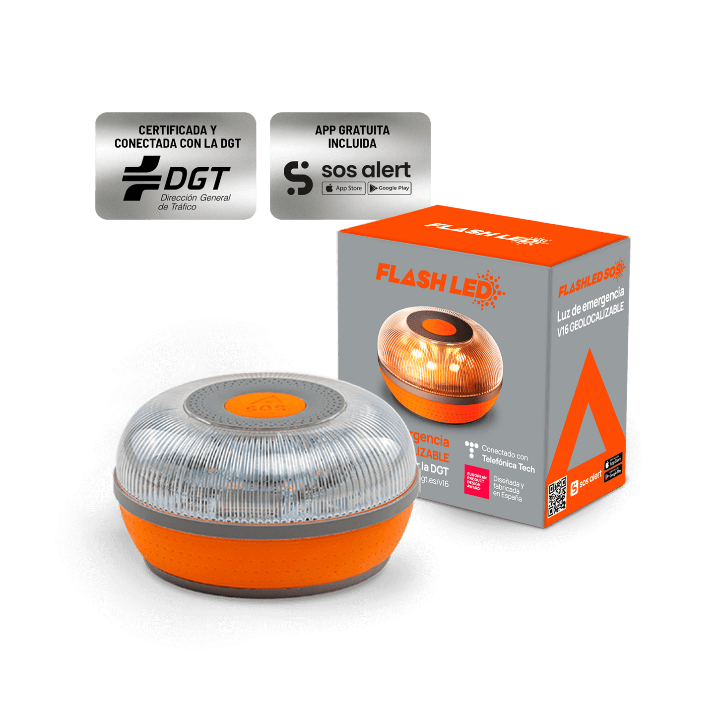 Baliza FlashLED SOS V16 IoT Conectada